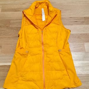 Lululemon Down for it All Vest Clementine Orange Size 10